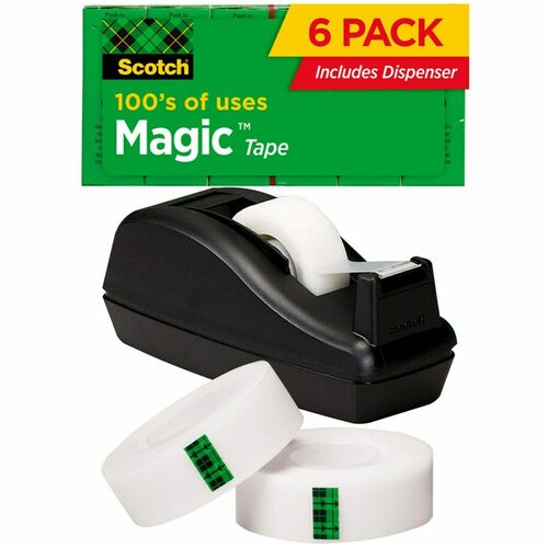 Dispenser, Tape, Deluxe, 6 Roll 6/PK