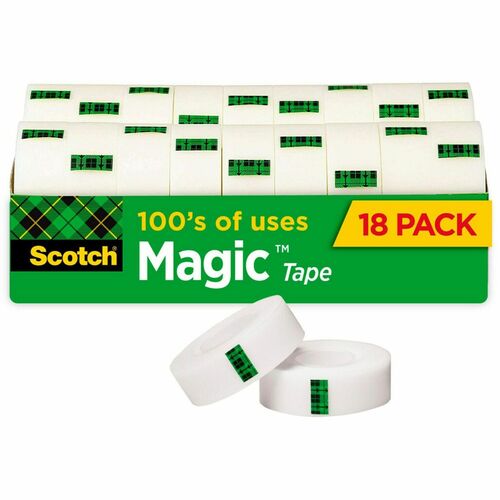 Tape, Invisible, 3/4" x 1000" 18/PK