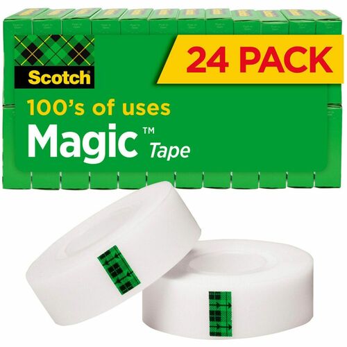 Tape, Invisible, 3/4" x 1000" 24/PK