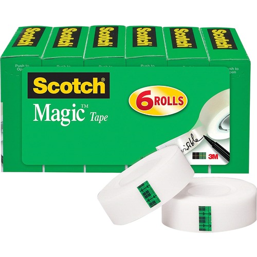Magic Tape, 1" Core, 3/1"x1000", Transparent 12/BX