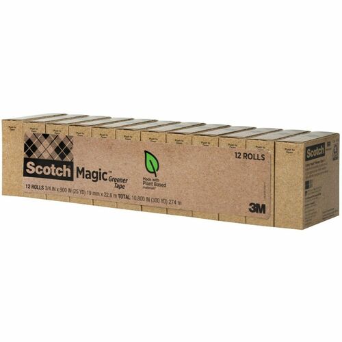 Tape, 3/4" X 900", Clear 12/PK