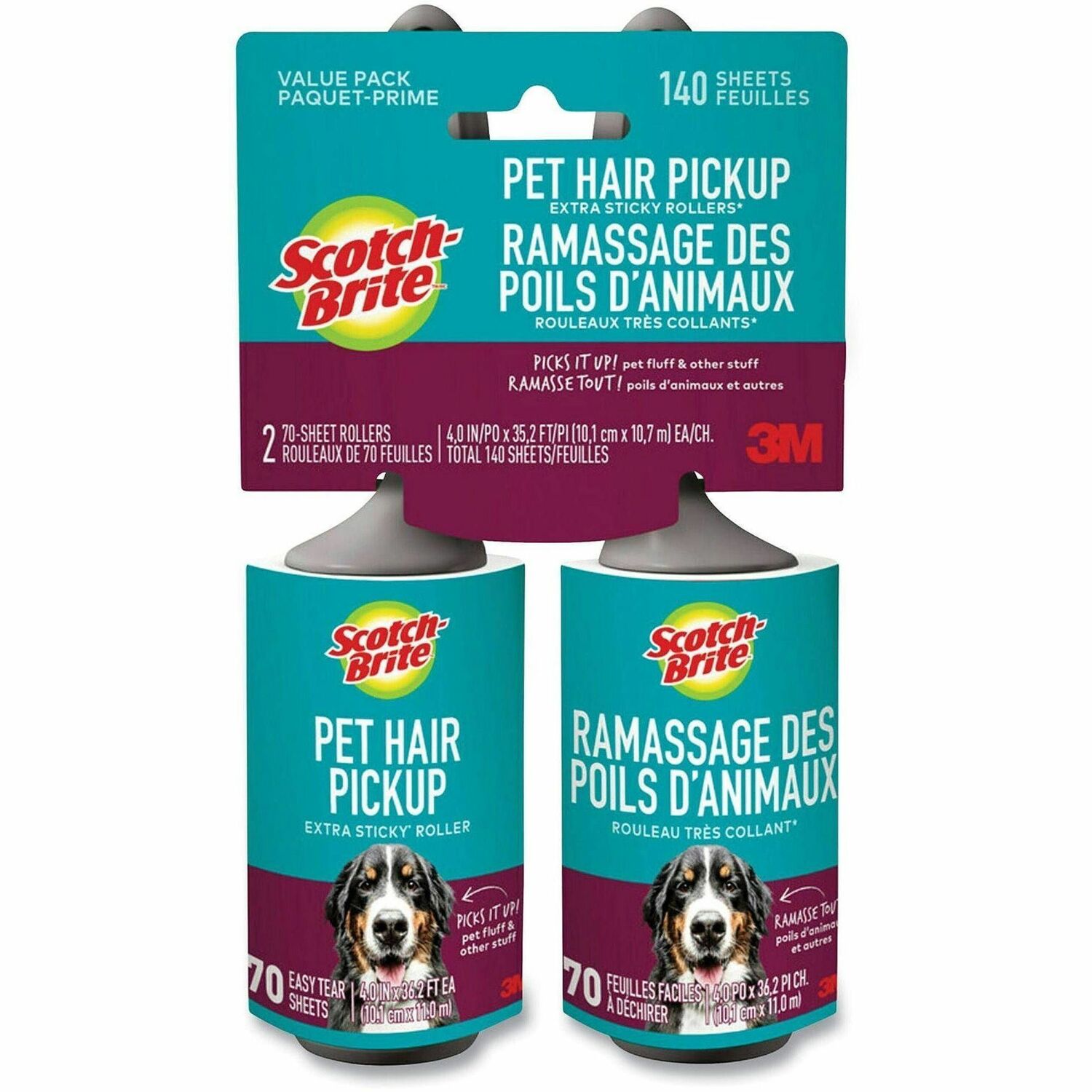 Lint, Roller Pet Hair 2/PK
