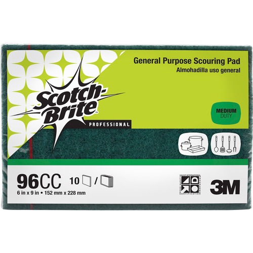 Sponge, Scrub, ScotchBrite 6/CT