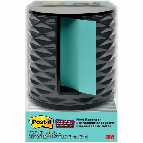 Dispenser, Note, Post-It, Dark Gray