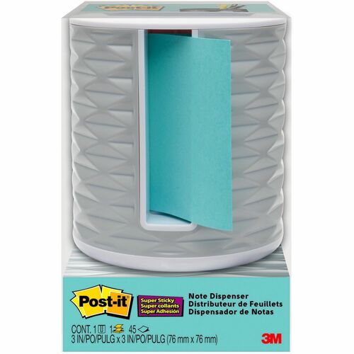 Dispenser, Note, Post-It, Light Gray
