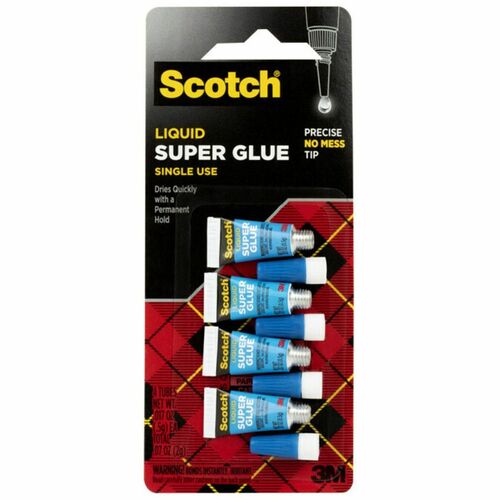 Glue, Super, Single Use 4/PK