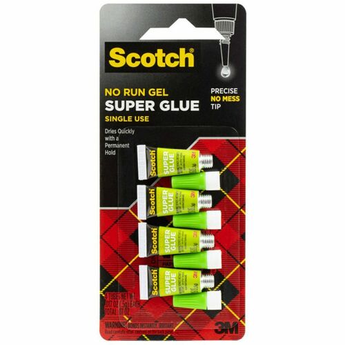 Glue, Gel, Super, Scotch 4/PK