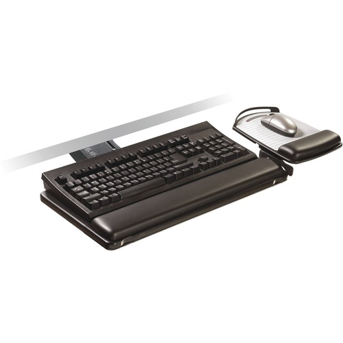 Kybrdtray, Sit/Stand, Adj, Black