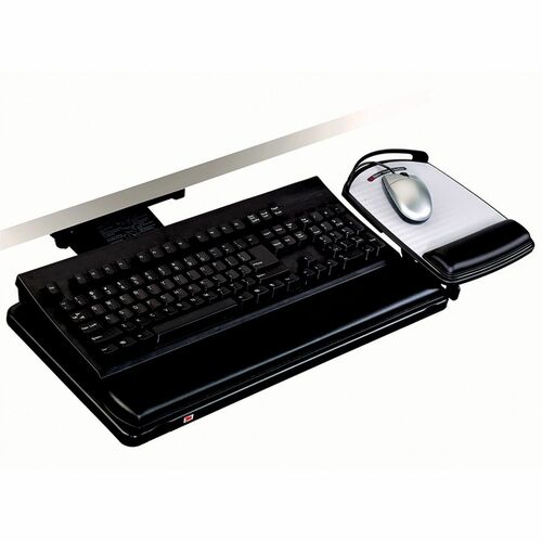 Tray, Keyboard, Adjustable, Black