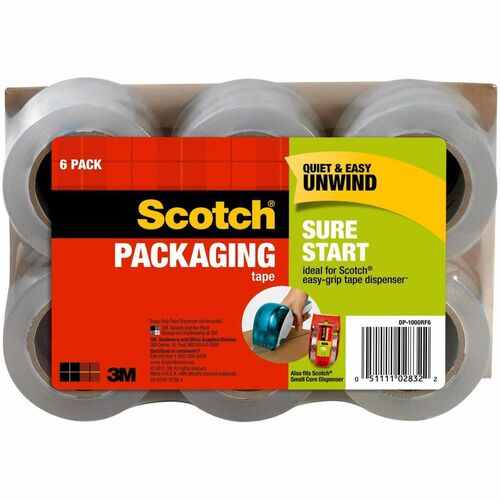 Tape, Pkg, 1.88 X 900", Clear 6/PK