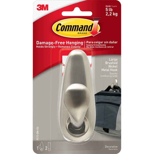 Hook, Large, Brush, Nickel 20/PK