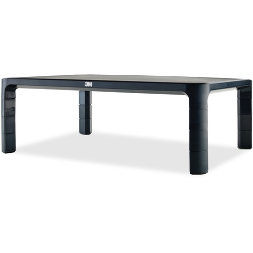 Stand, Monitor, Adjustable, Black, 16x12x1