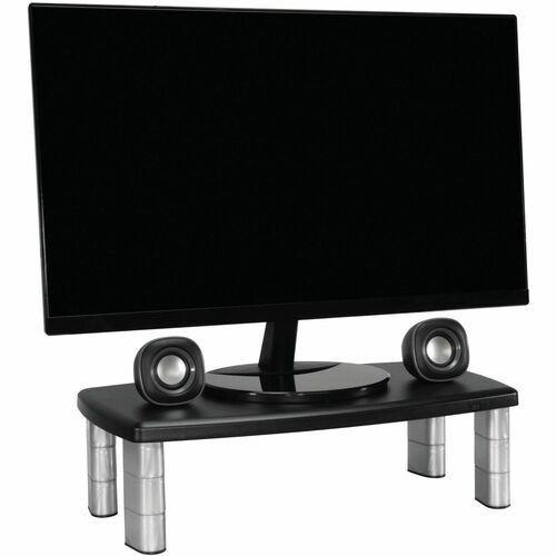 Stand, Monitor, Adjustable, Black, 20x12x1