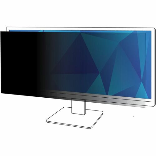Privacy Filter, For 38" Wide-Screen Monitors, 21:9 Aspect, Black
