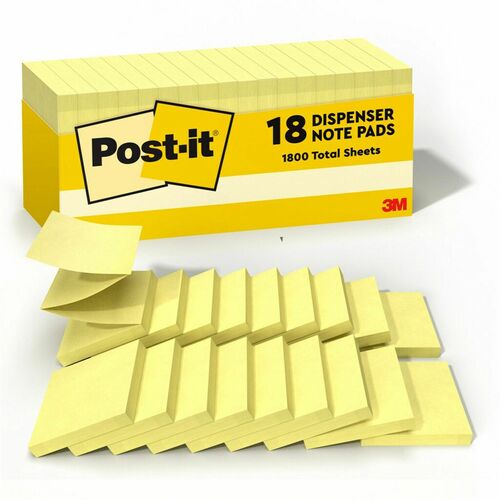 Note, Popup, 3x3, Canary 18/PK