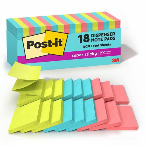 Super Sticky Pop-Up Miami 18/PK