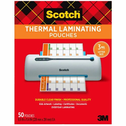 Pouch, Laminating, 9" x 11.4", 3 Mil 50/PK