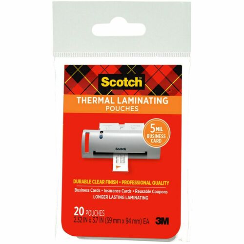 Pouch, Laminating, Business CD 20/PK