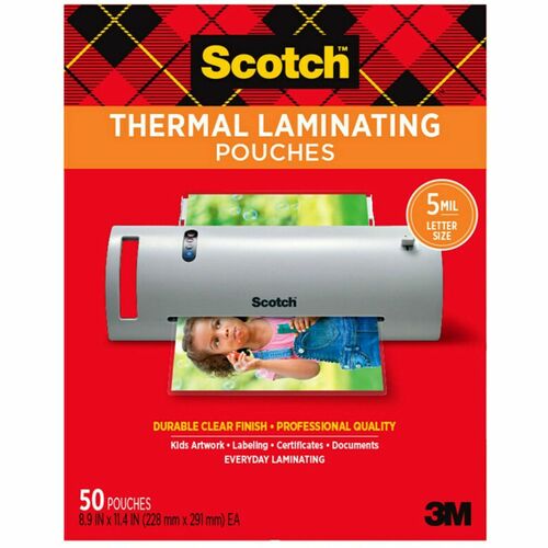 Pouch, Lamination, 8.9" x 11.4" 50/PK