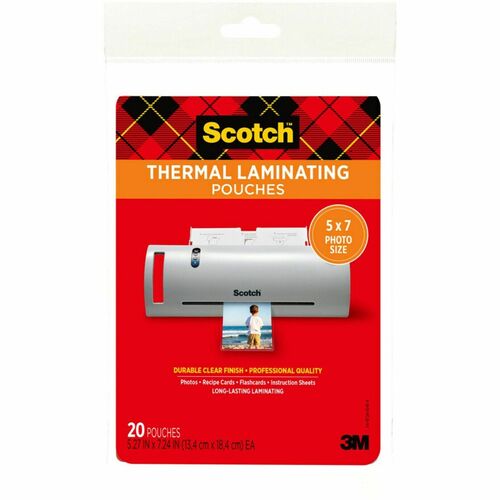 Pouch, Laminating, 5" x 7" 20/PK