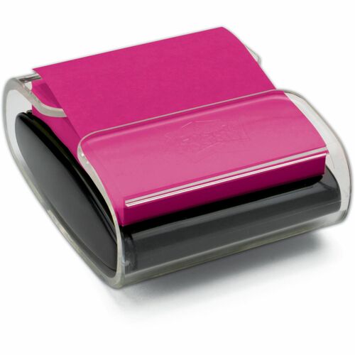Dispenser, Popup, 3x3, Black/Clear
