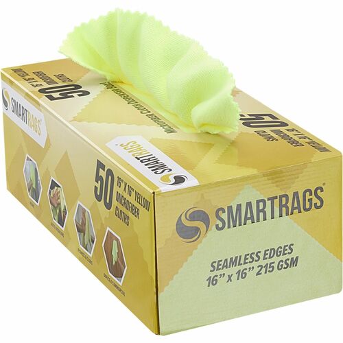 Cloth, Microfiber, 16x16, Yellow 50/BX