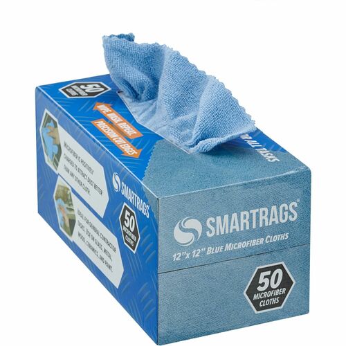 Cloth, Microfiber, 12x12, Blue 50/BX
