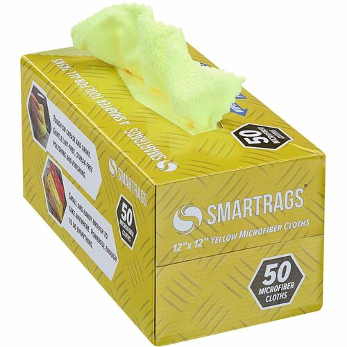 Cloth, Microfiber, 12x12, Yellow 50/BX