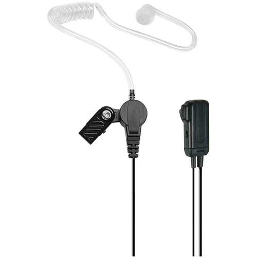 Surveillance Headset, Concealed, 1/2" Wx 40" Lx 1/2" H, Black 2/PK