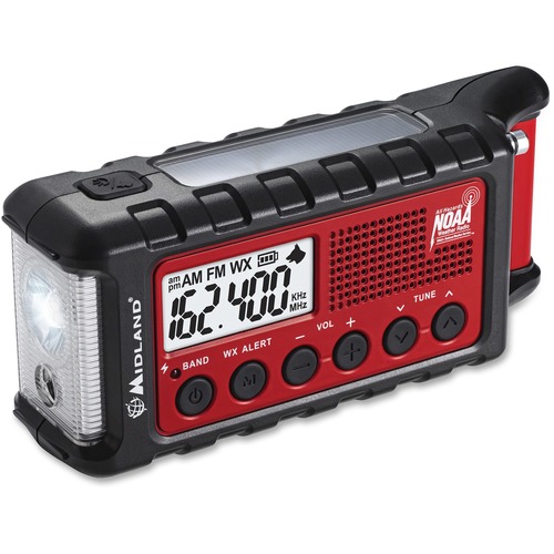 Emergency Crank Radio ER310, Red/Black