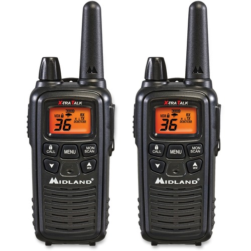 Radios, 2 Way, Pair, 26 Mile, Black