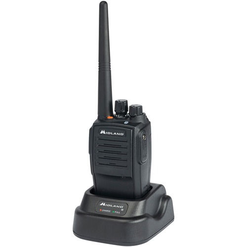 Business Radio, With 1 Radio Charger, 1-3/10"x2-1/2"x8", Black