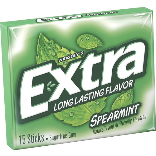Gum, Spearmint, 15 Sticks 10/BX