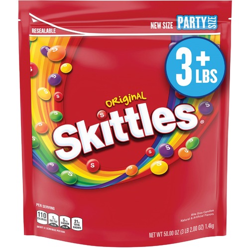 Fruit Chews, Skittles, Original, 3 lb, Ast