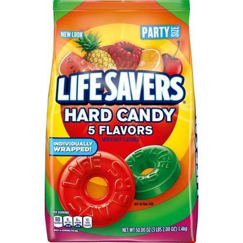 Hard Candies, 5 Flavors, Life Savers, 50 oz, Assorted