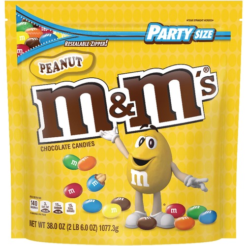 Candy, M&M's, Peanut, 38OZ