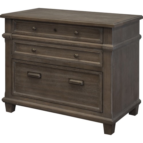 Lateral File, 2 Drawers, Letter/Legal, 36" x 21" x 30", WeatherDove