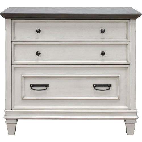 File, Lateral, 36" x 21" x 31", Vintage Linen