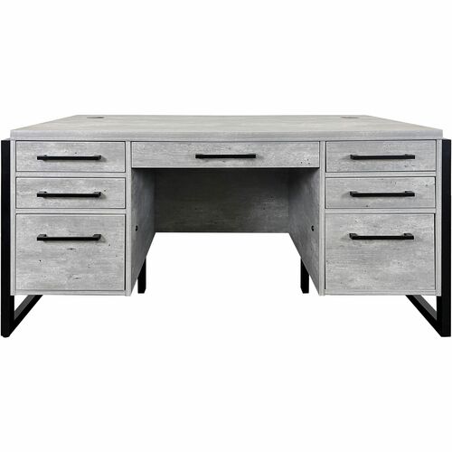 Desk, Double, Pedestal