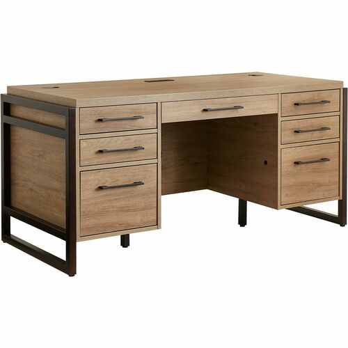 Desk, Double, Pedestal