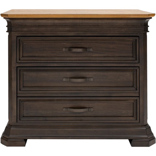 File, Lateral, 36" x 22" x 30", Dark Roast