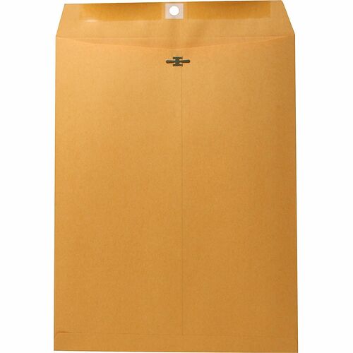 Clasp Envelope, 28 Lb, 10" x 13", Natural Kraft 100/BX