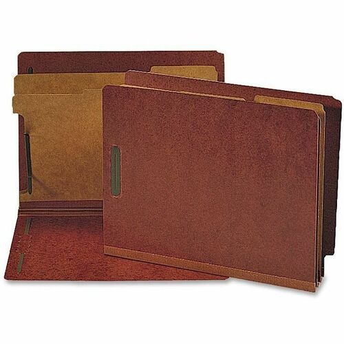 Folder, Classified, Letter, 2 Divider, Red 10/BX
