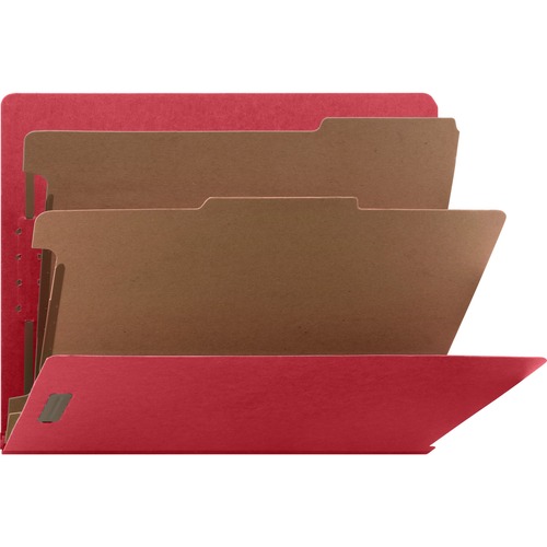 Folder, Classified, Recycled, Letter, Red 10/BX