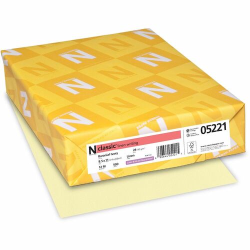 Paper, Classic Linen 24# Ivory 500/RM