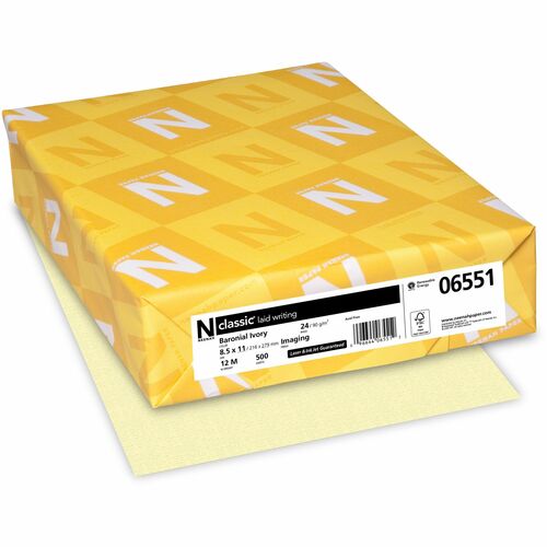 Paper, Classic, Laid, 24#, Brownlee 500/RM