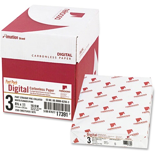 Paper, Carbonless 3 Part With Cover and Paper 5/CT