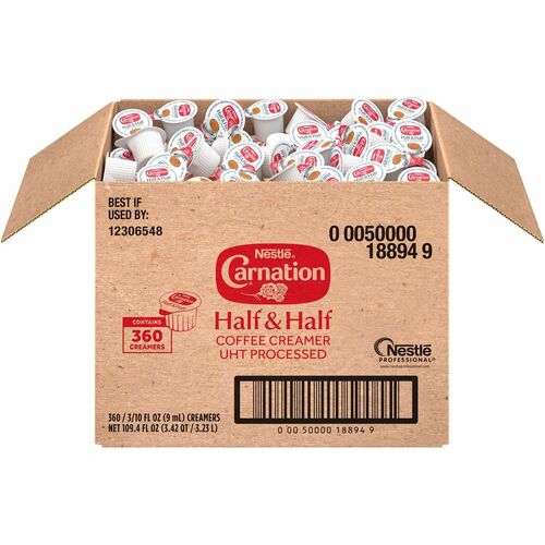 Creamers, Half/Half, Carnation, Liquid, White 360/CT