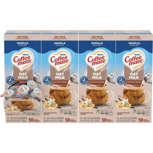 Creamer, Single Tubs, Oat Milk Vanilla, 0.375 oz, MI 200/CT