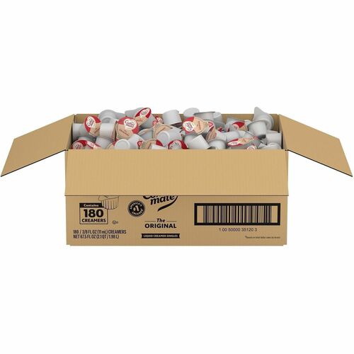Coffee Creamers, Liquid, 0.38oz Singles, Original 180/CT